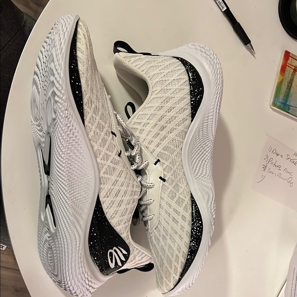 Under Armour Performance Athletic Shoes White Black